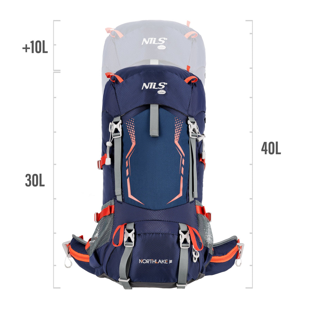 NILS Camp Northlake Rugzak - Donkerblauw - 30L + 10L