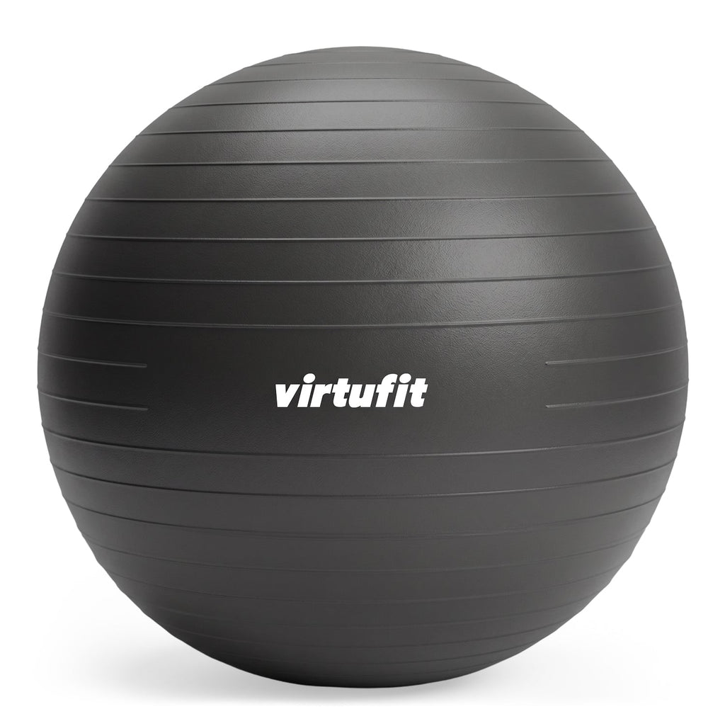 VirtuFit Anti-Burst Fitnessbal Pro - Gymbal - Swiss Ball - met Pomp - Zwart - 45 cm