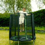 Trampoline pour enfants VirtuFit avec filet de sécurité - Noir - 140 cm