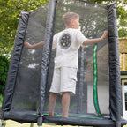 Trampoline pour enfants VirtuFit avec filet de sécurité - Noir - 140 cm