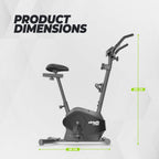 VirtuFit HTR100 Hometrainer - Voor lange gebruikers - 2026 model (HTR 1.0)