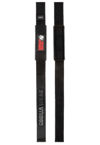 Gorilla Wear Sangles de Levage Rembourrées en Silicone - Noir