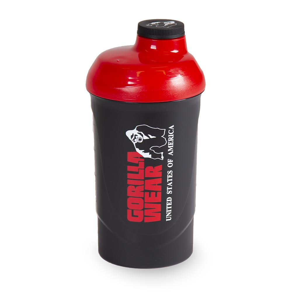 Gorilla Wear Wave Shaker 600ML - Noir/Rouge