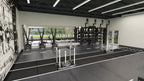 Centr x HYROX Perform Turf -  2 pistes avec zones d'arrivée - avec logo